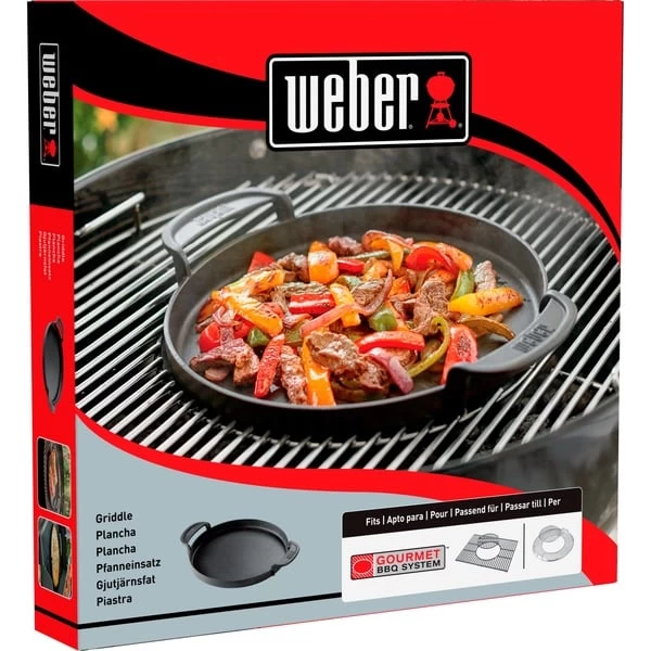 Weber Gourmet BBQ System Pfan­nen­ein­satz 7421, Grillplatte – Bild 4